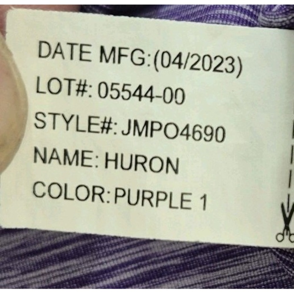 Johnnie-O Polo Shirt Mens XXL Featherweight Performance MLB Rockies Purple - Picture 4 of 10